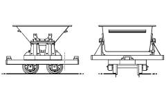 WA040 End Tipper Wagon Dwg