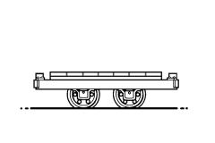 WA070 Platfrom Wagon Dwg